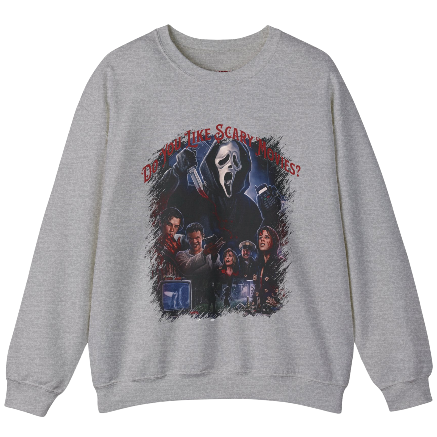 Do You Like Scary Movies? Unisex Heavy Blend™ Crewneck Sweatshirt