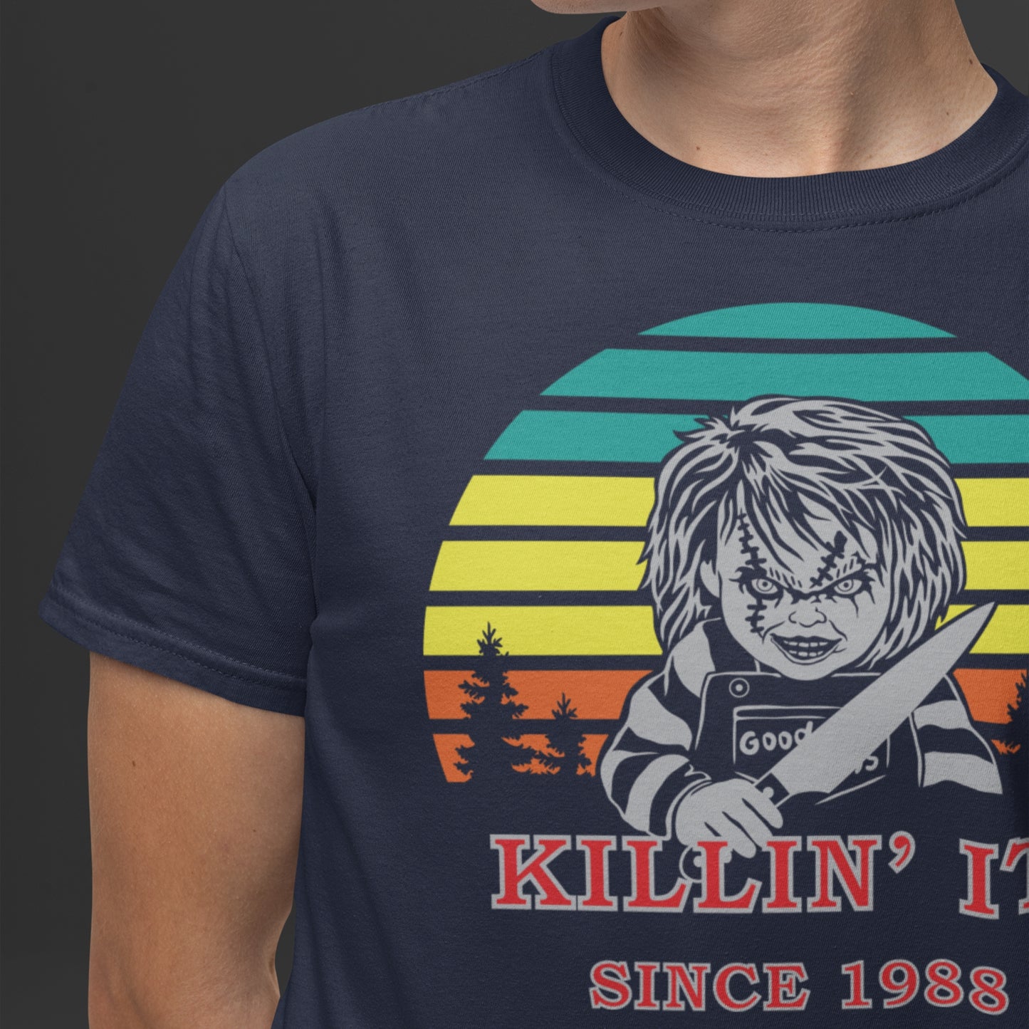 Chucky Killing it Since 1988 Graphic T-Shirt Bella + Canvas 3001