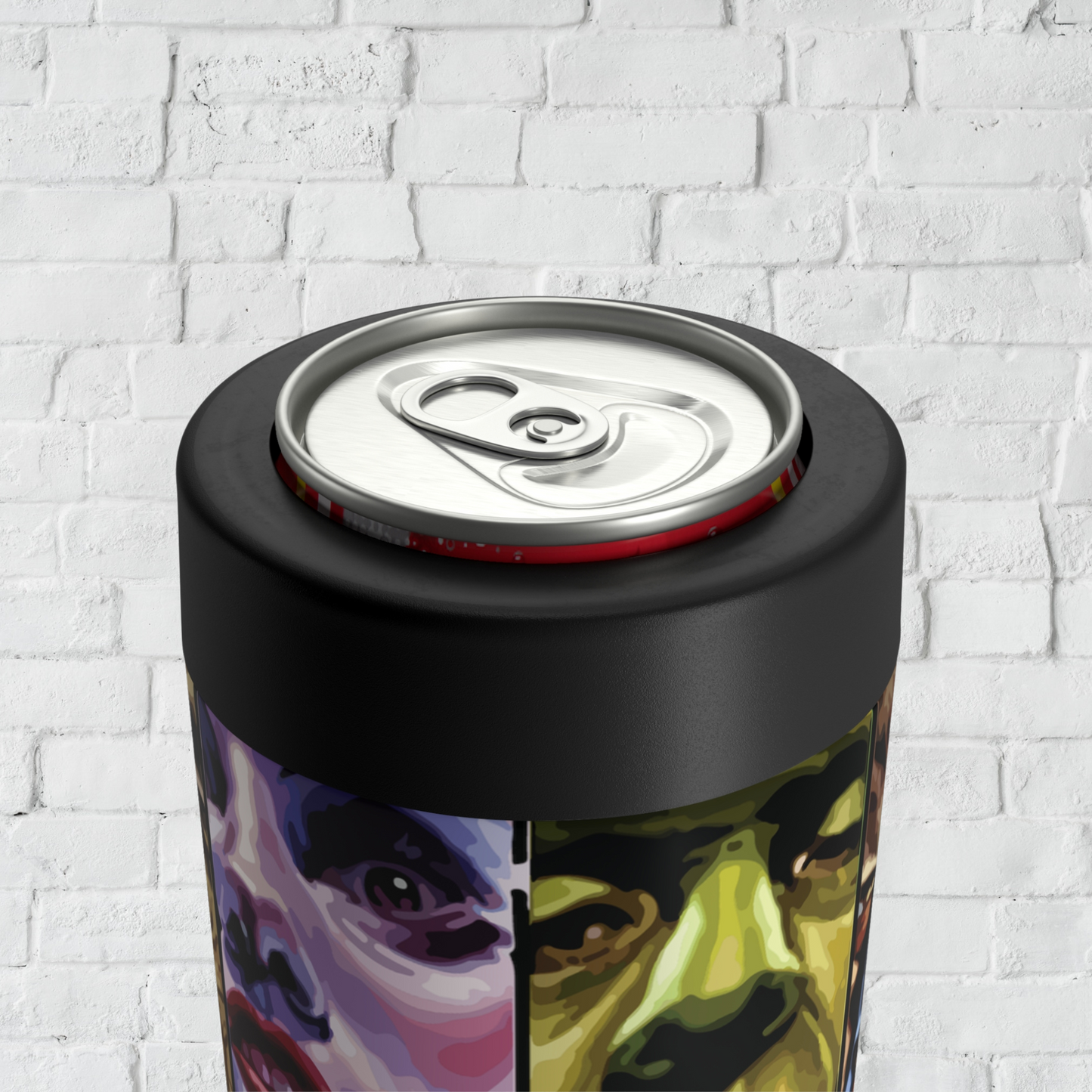 The Original Classic Monster Mash-up 12oz Can Holder Keep Your Drinks Cool with Timeless Horror Icons