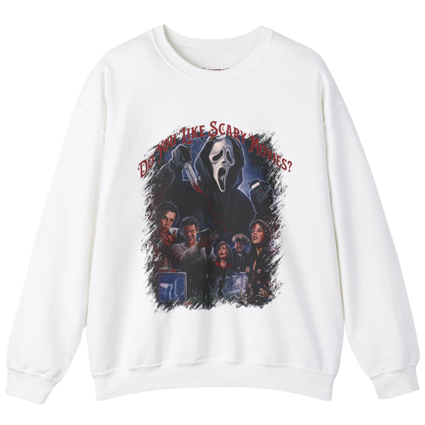 Do You Like Scary Movies? Unisex Heavy Blend™ Crewneck Sweatshirt