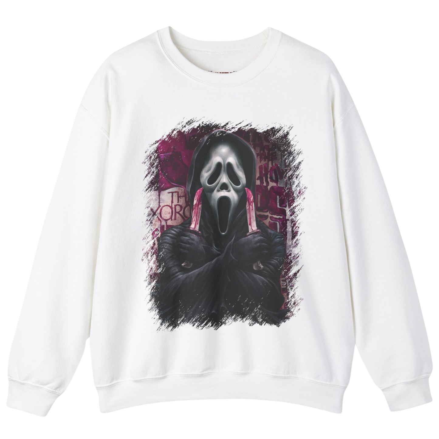 Woodsboro Ghostface: Unisex Heavy Blend™ Crewneck Sweatshirt