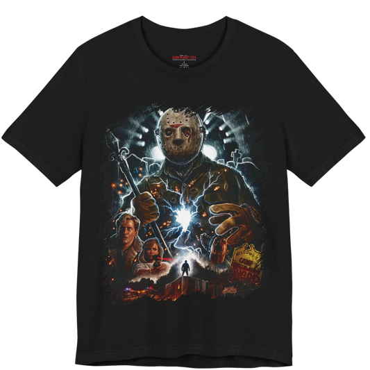 Friday the 13th Premium Bella+Canvas 3001 T-Shirt  Horror-Themed Apparel