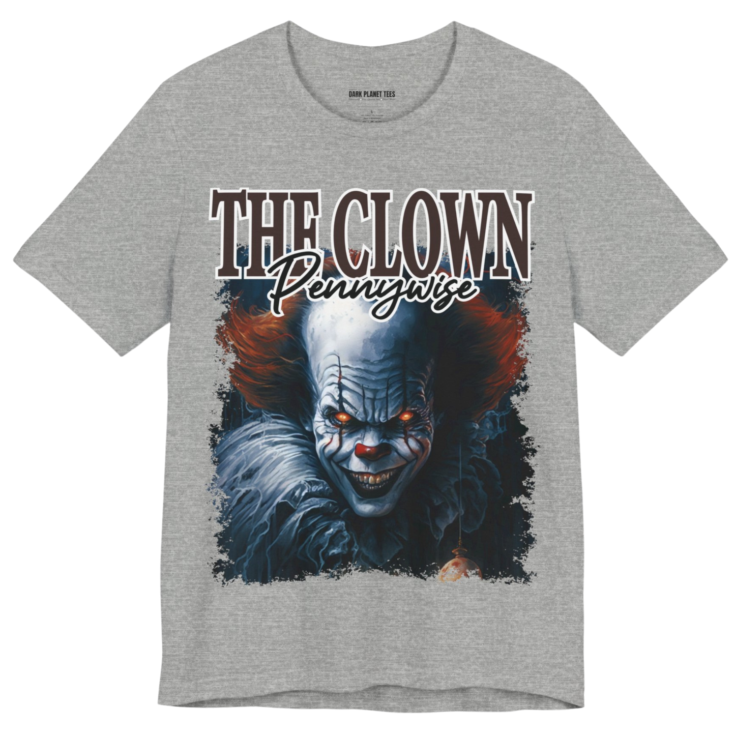 Iconic Pennywise Graphic T-Shirt for Horror Enthusiasts