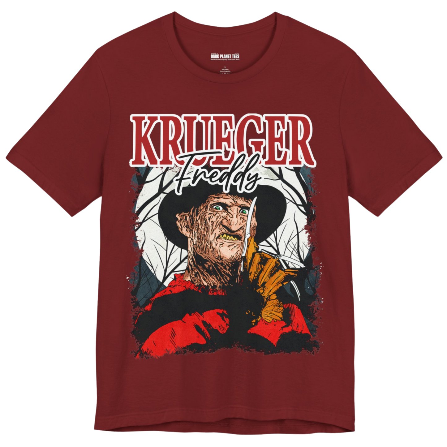 Premium Freddy Krueger Nightmare Tee for True Horror Buffs