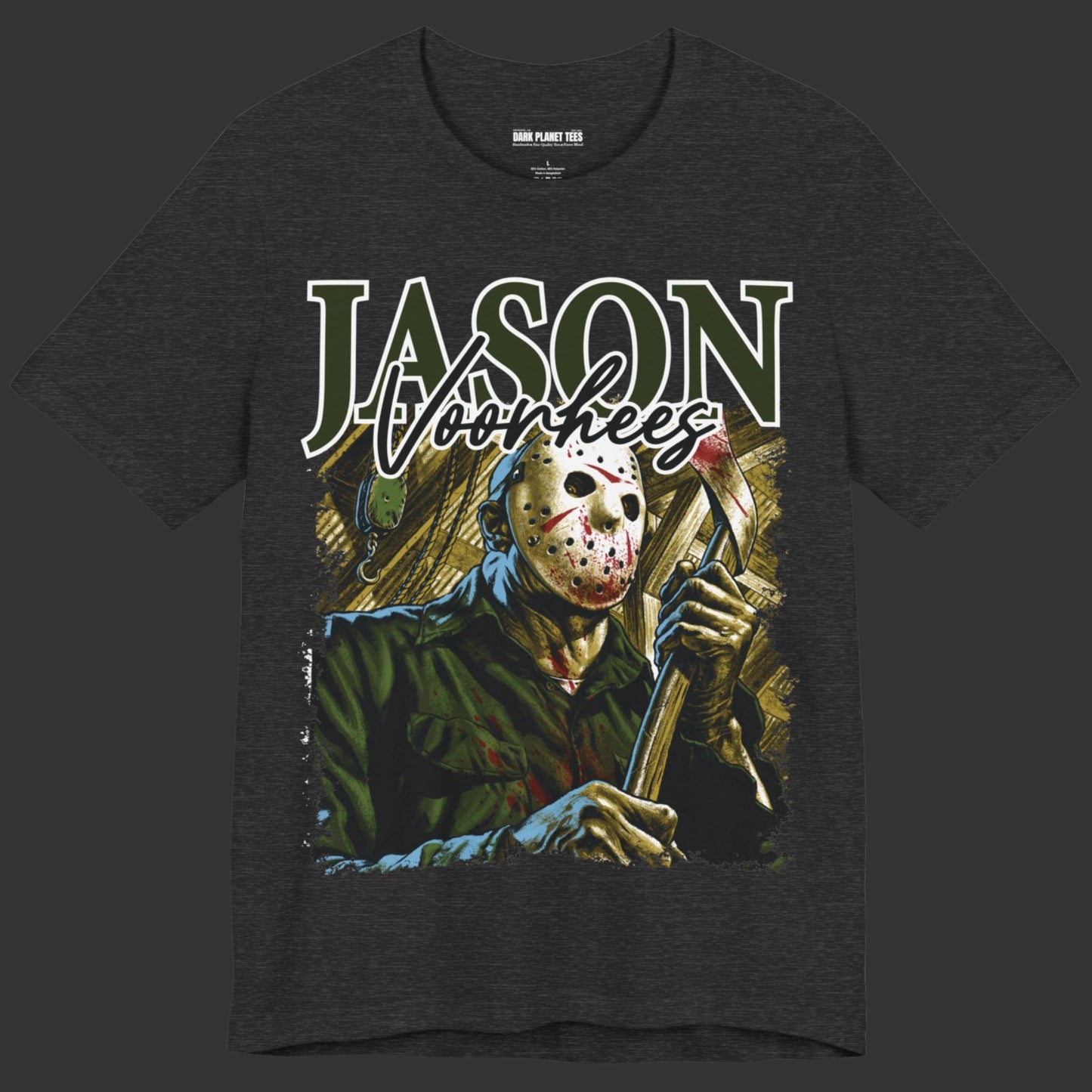 Premium Jason Voorhees Slasher Tee for Horror Enthusiasts