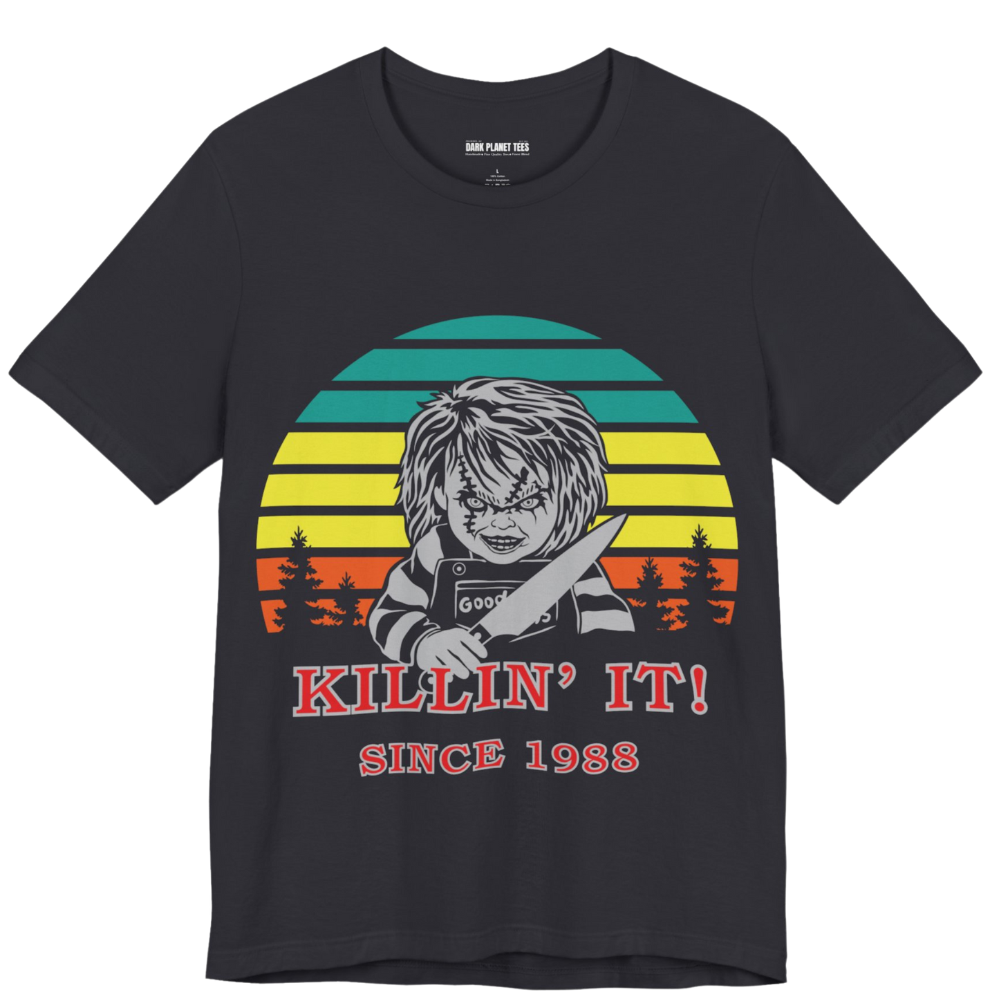 Chucky Killing it Since 1988 Graphic T-Shirt Bella + Canvas 3001