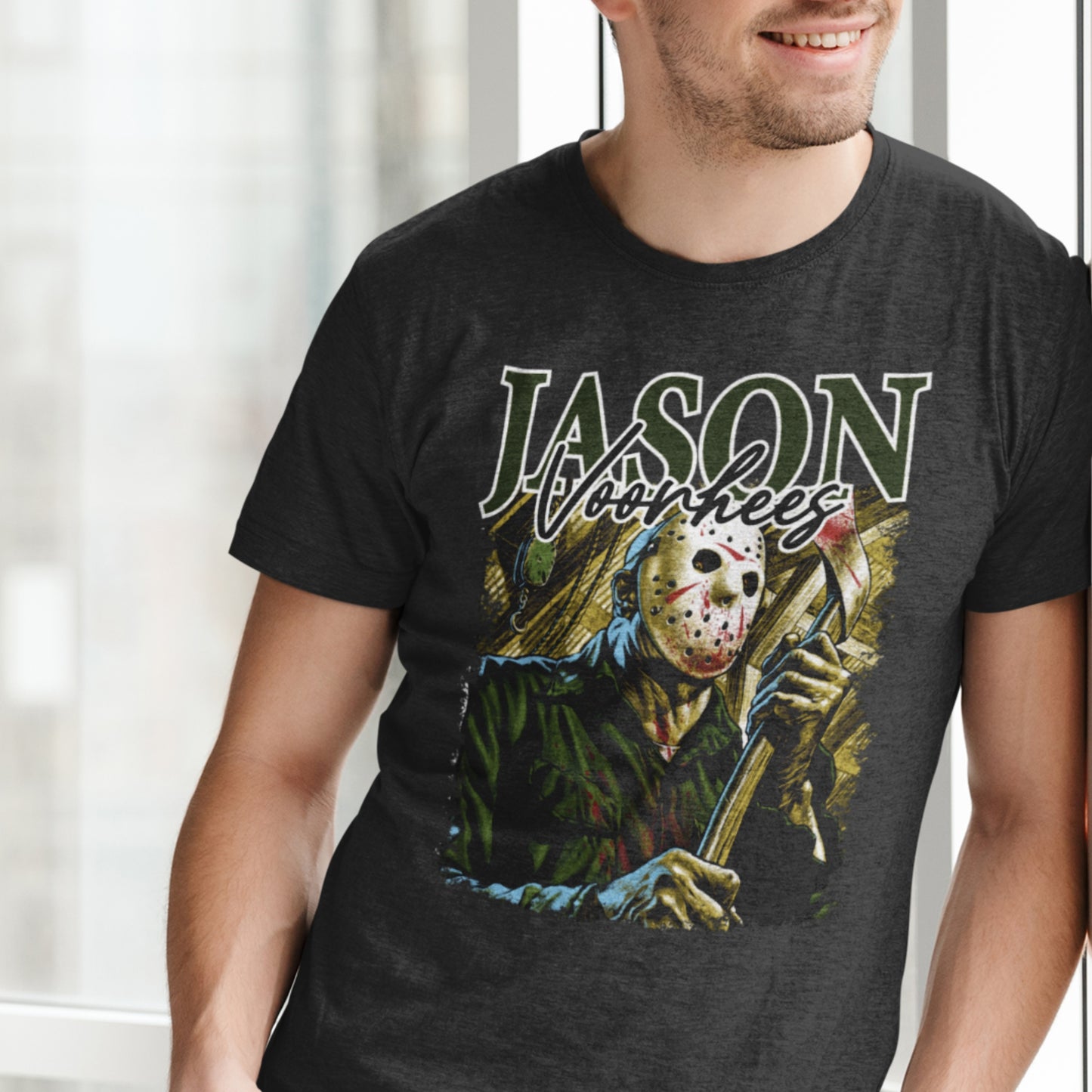 Premium Jason Voorhees Slasher Tee for Horror Enthusiasts