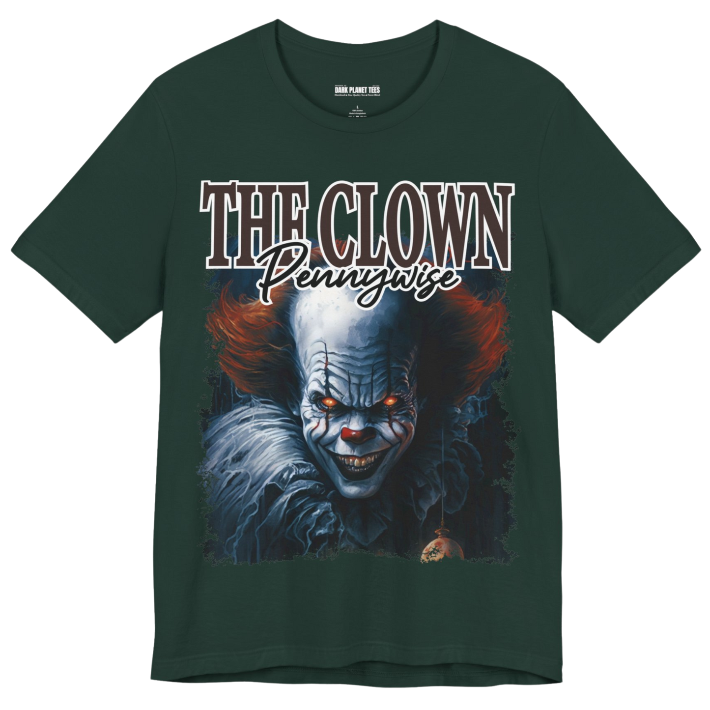 Iconic Pennywise Graphic T-Shirt for Horror Enthusiasts