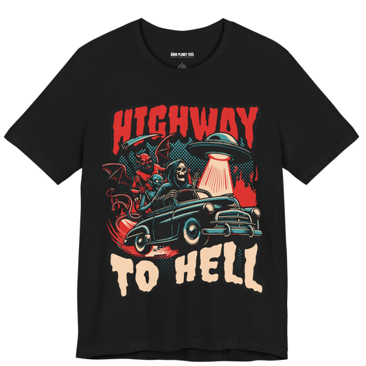 Highway to Hell: Bella + Canvas 3001 Premium T-Shirt