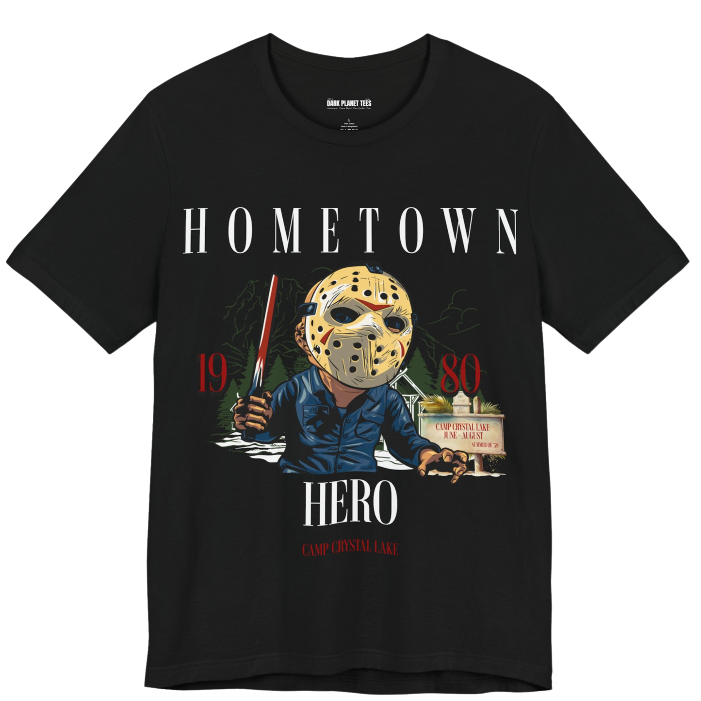 1980 Home Town Hero Bella + Canvas 3001 Premium T-Shirt