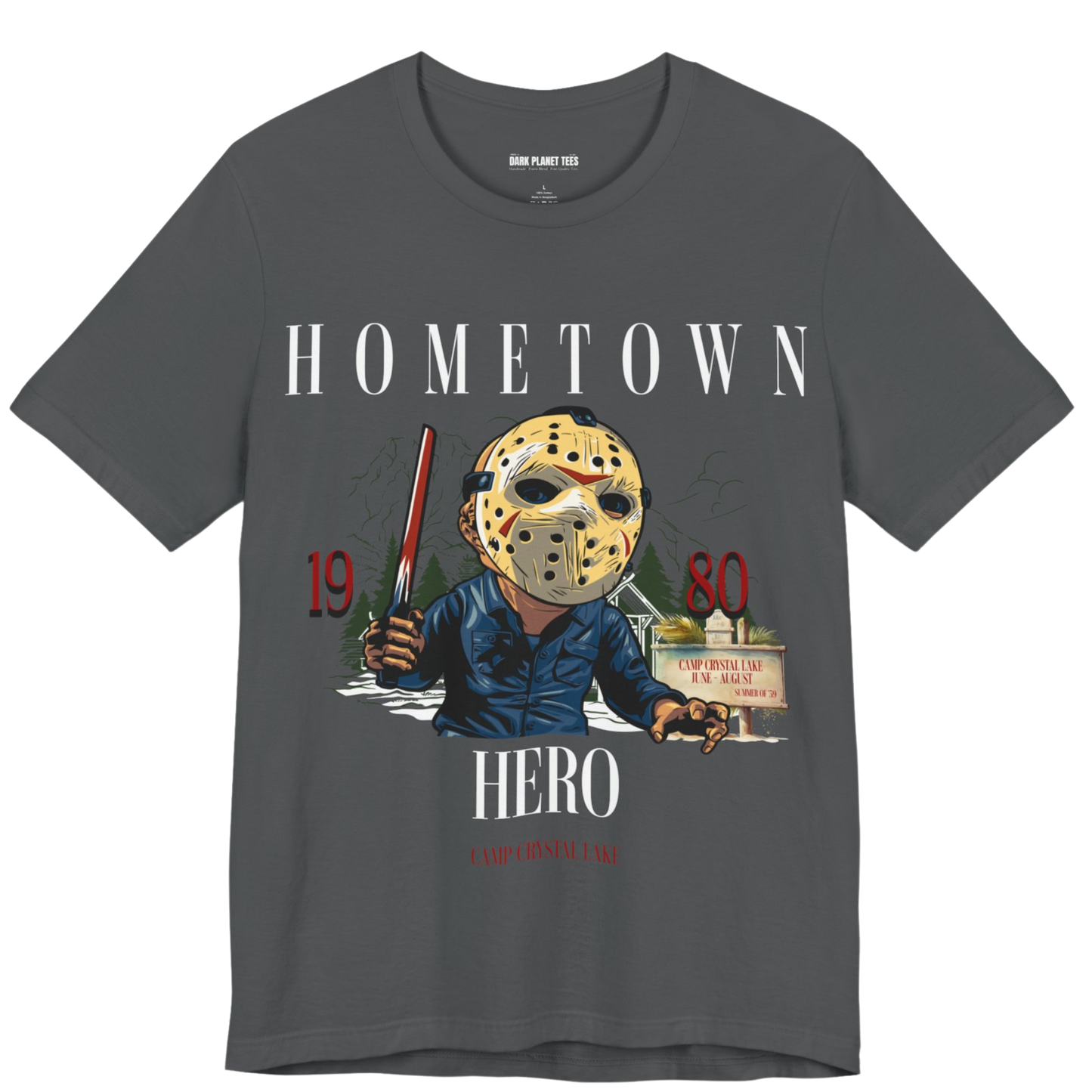 1980 Home Town Hero Bella + Canvas 3001 Premium T-Shirt