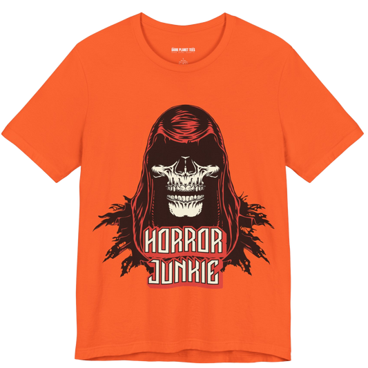 Horror Junkie: Bella + Canvas 3001 Premium T-Shirt