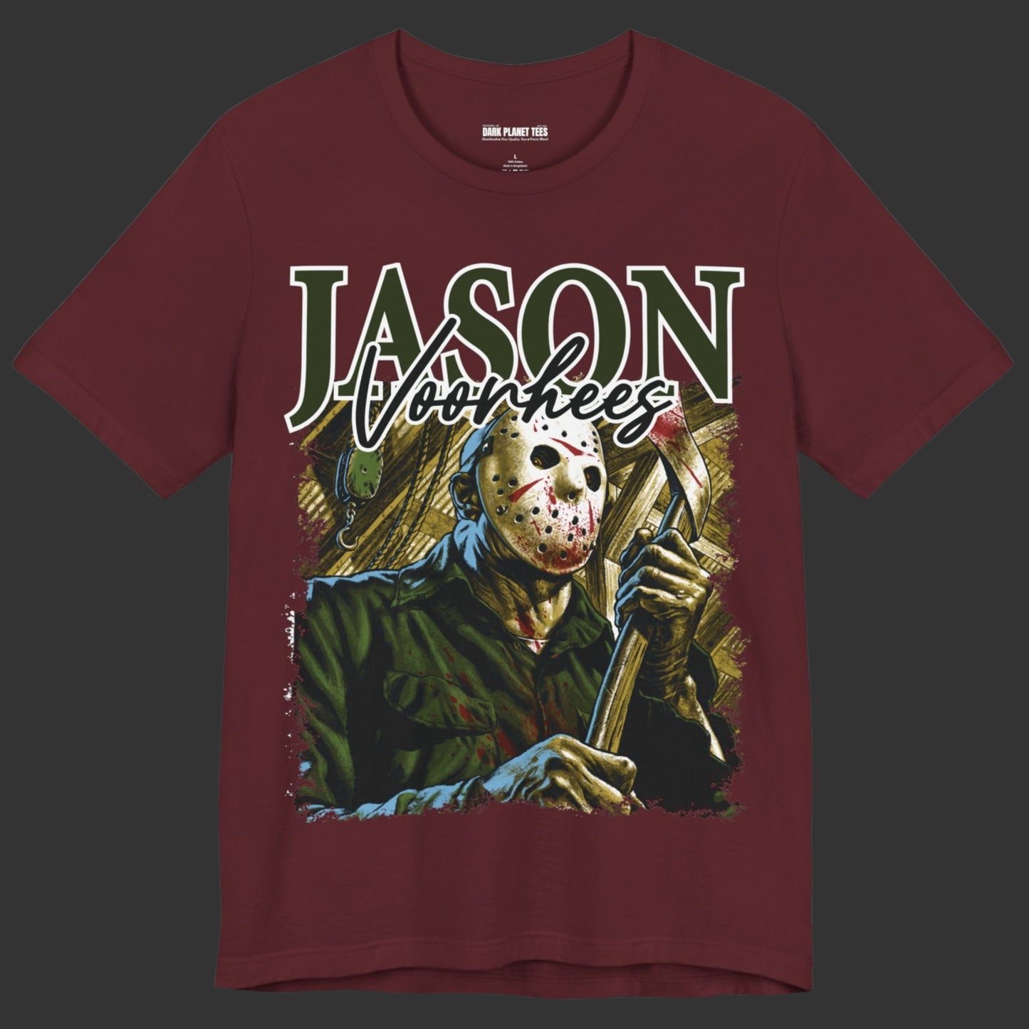 Premium Jason Voorhees Slasher Tee for Horror Enthusiasts