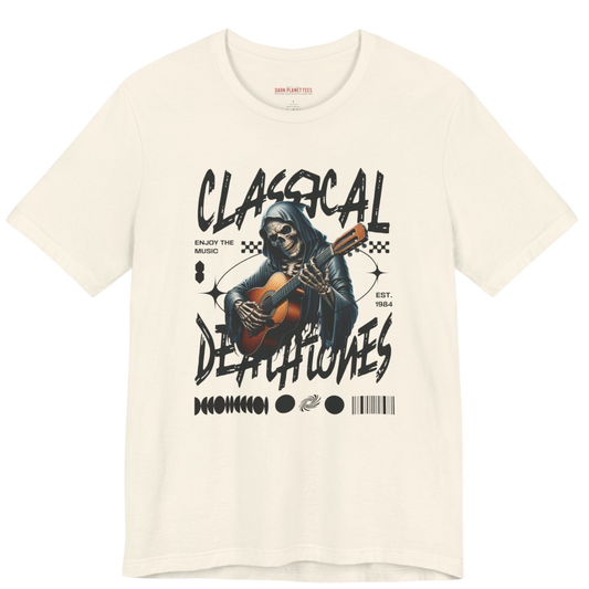 Classical Deathtones Rock N Roll Bella + Canvas 3001 Premium T-Shirt