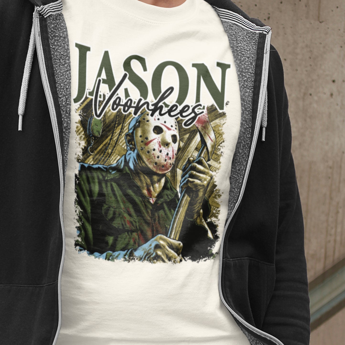 Premium Jason Voorhees Slasher Tee for Horror Enthusiasts