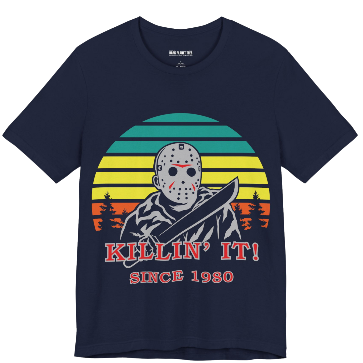 Jason Voorhees Killing it Since 1980 Graphic T-Shirt Bella + Canvas 3001