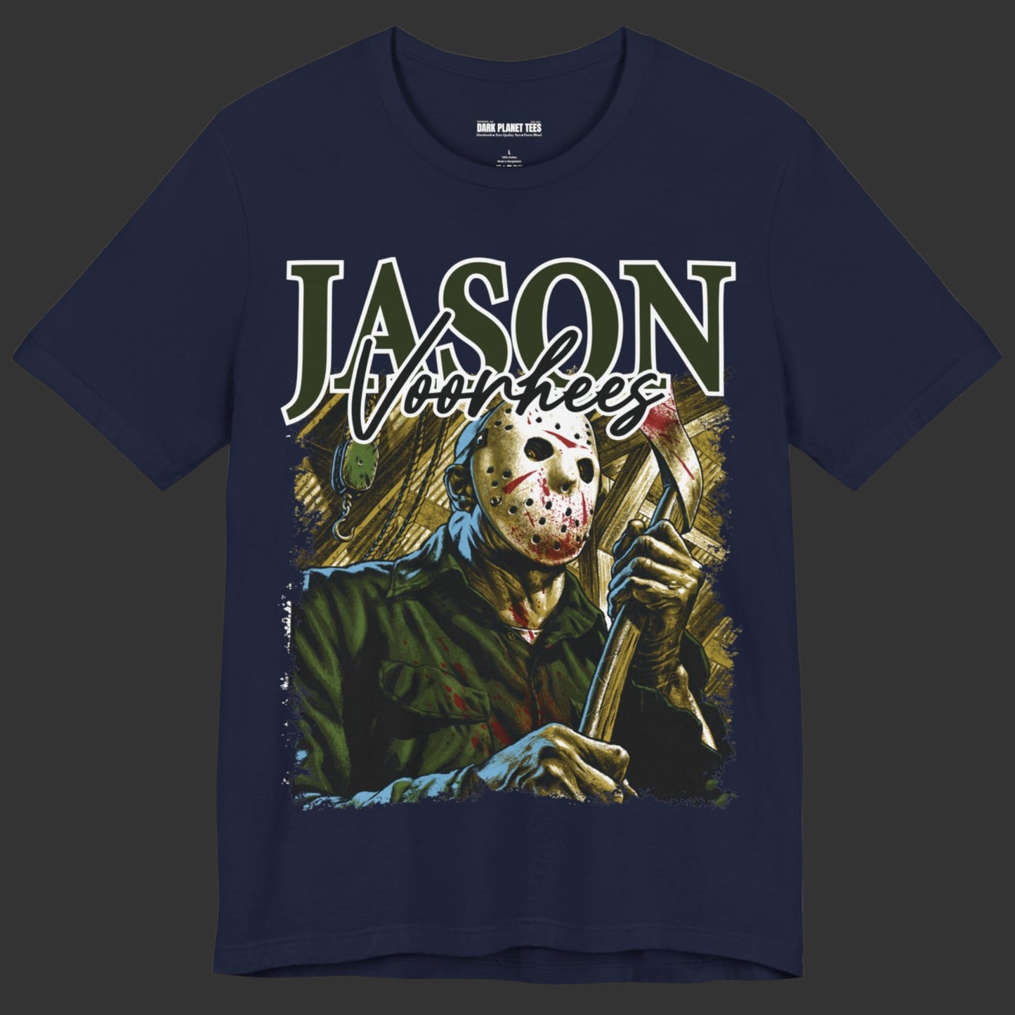 Premium Jason Voorhees Slasher Tee for Horror Enthusiasts