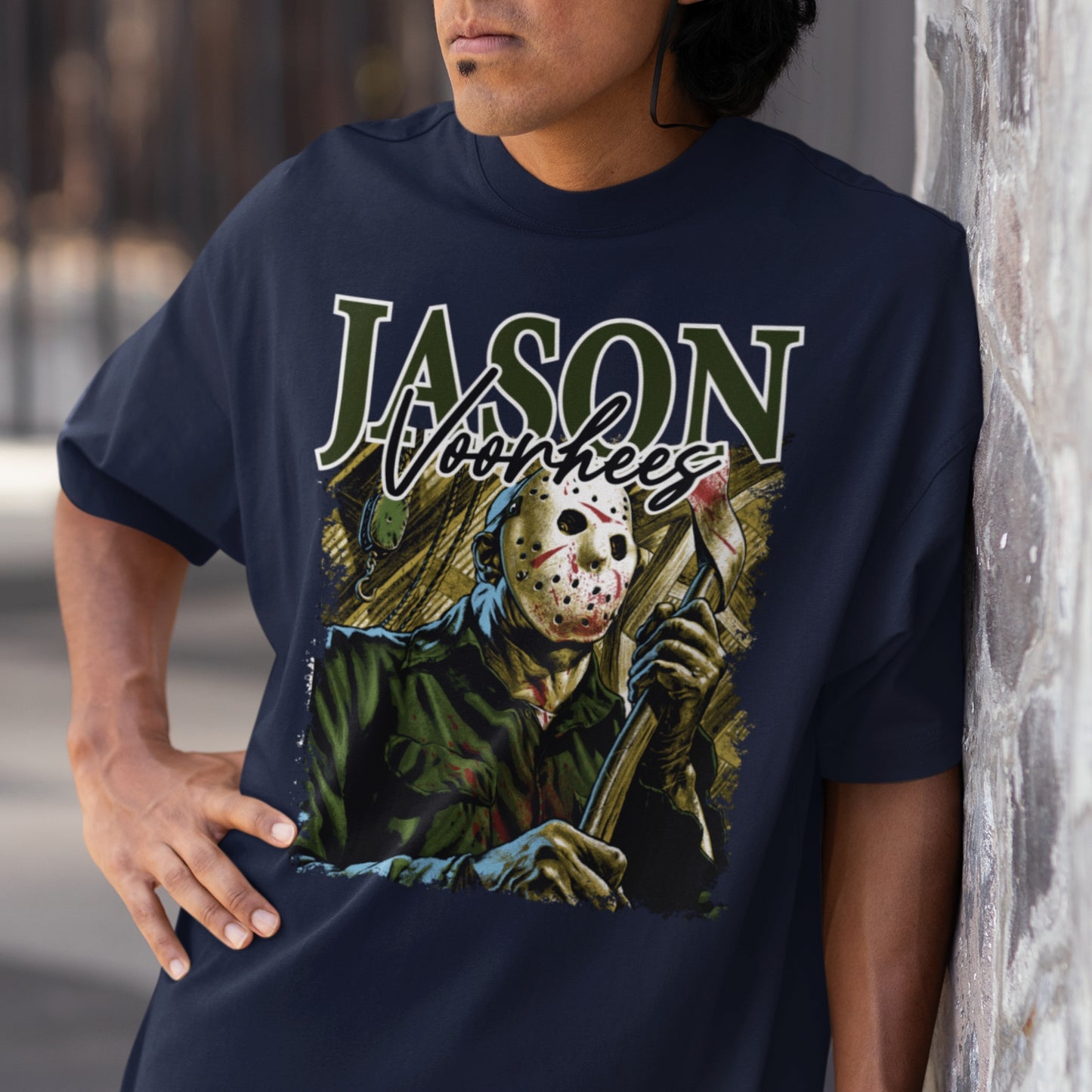 Premium Jason Voorhees Slasher Tee for Horror Enthusiasts