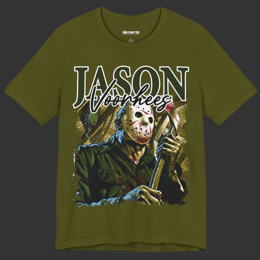 Premium Jason Voorhees Slasher Tee for Horror Enthusiasts