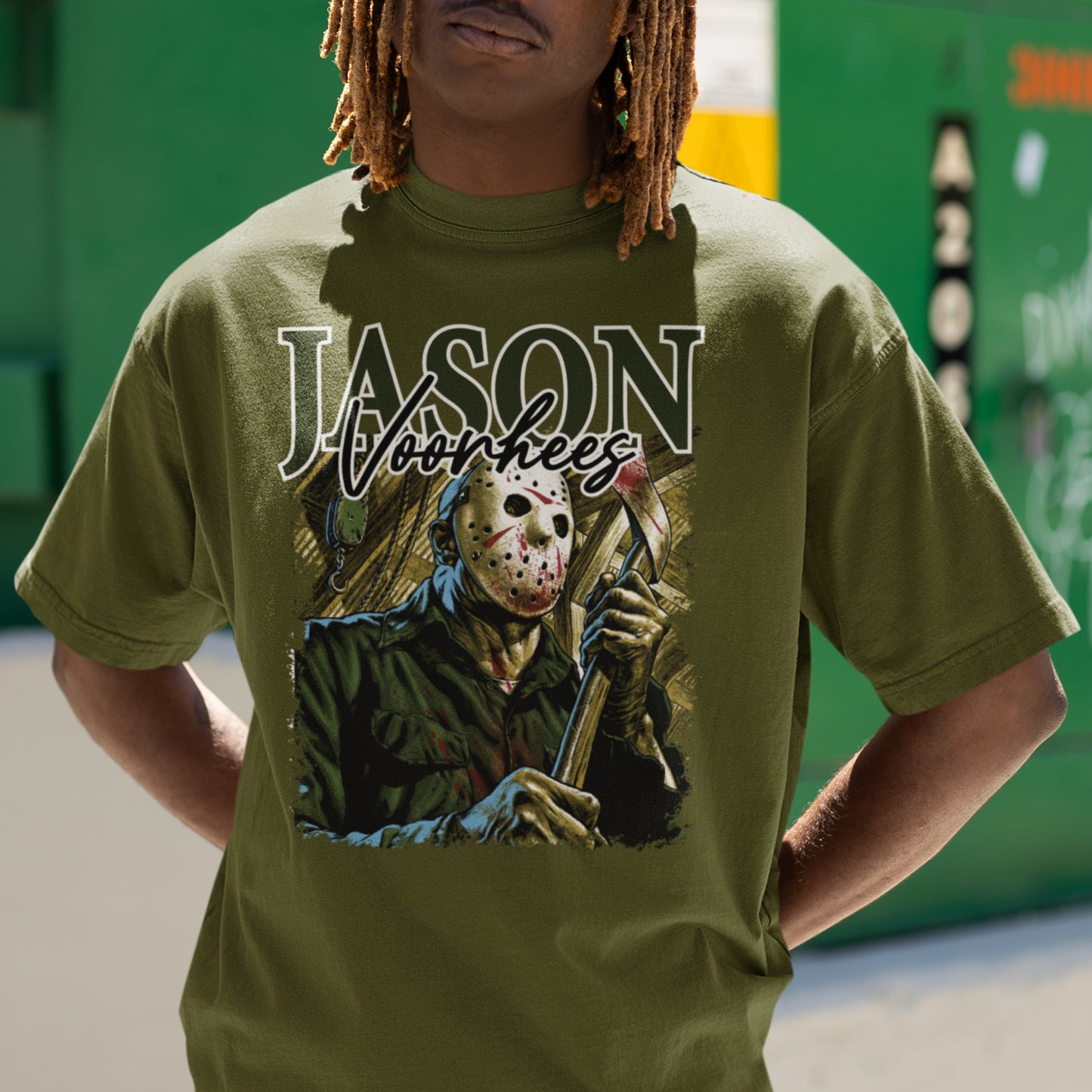 Premium Jason Voorhees Slasher Tee for Horror Enthusiasts