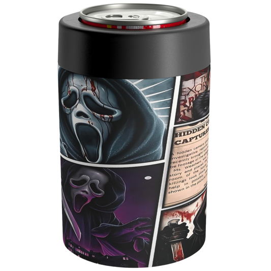 Do You Like Scary Movies? 12oz Can Holder Keep Your Drinks Cool with a Spine-Tingling Twist