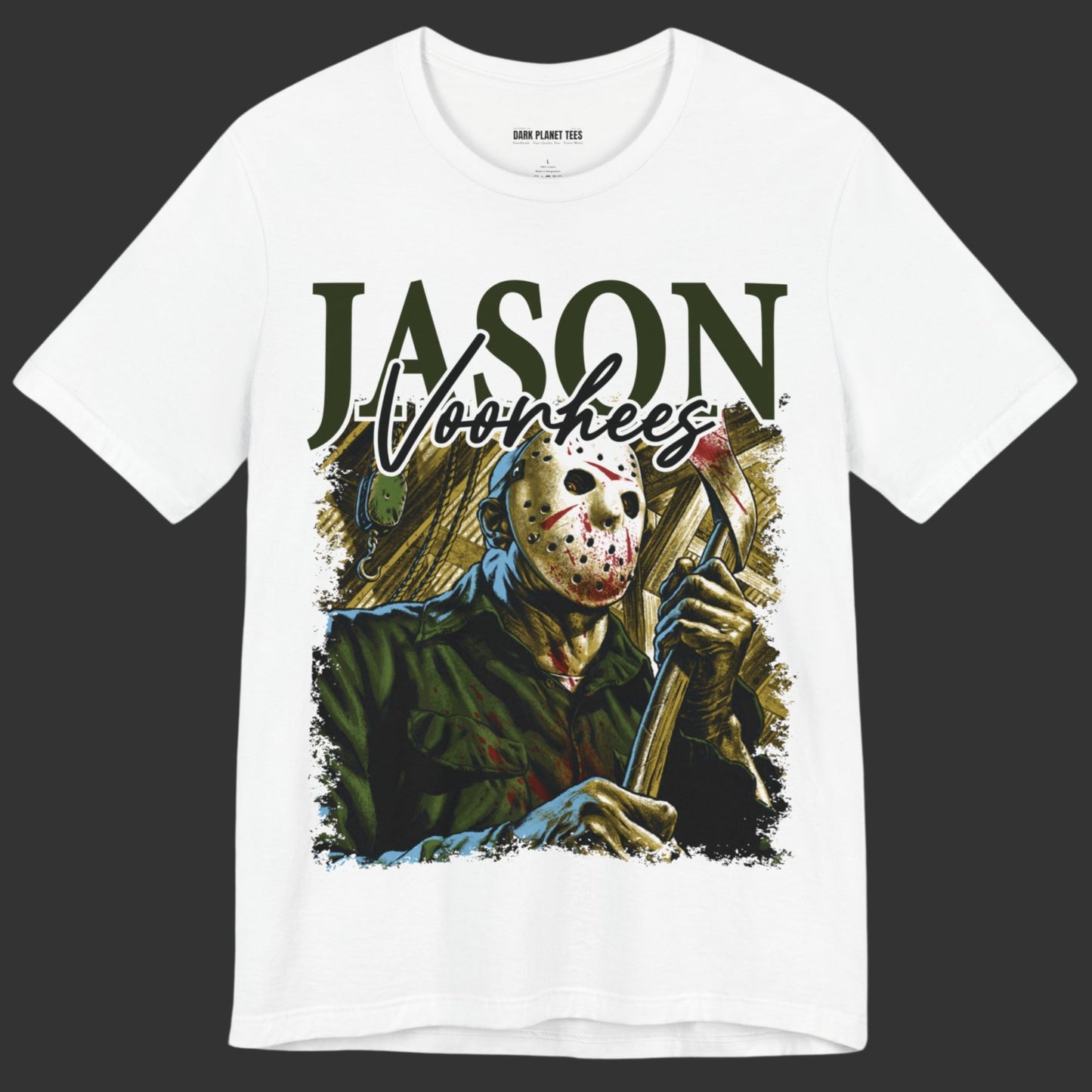 Premium Jason Voorhees Slasher Tee for Horror Enthusiasts