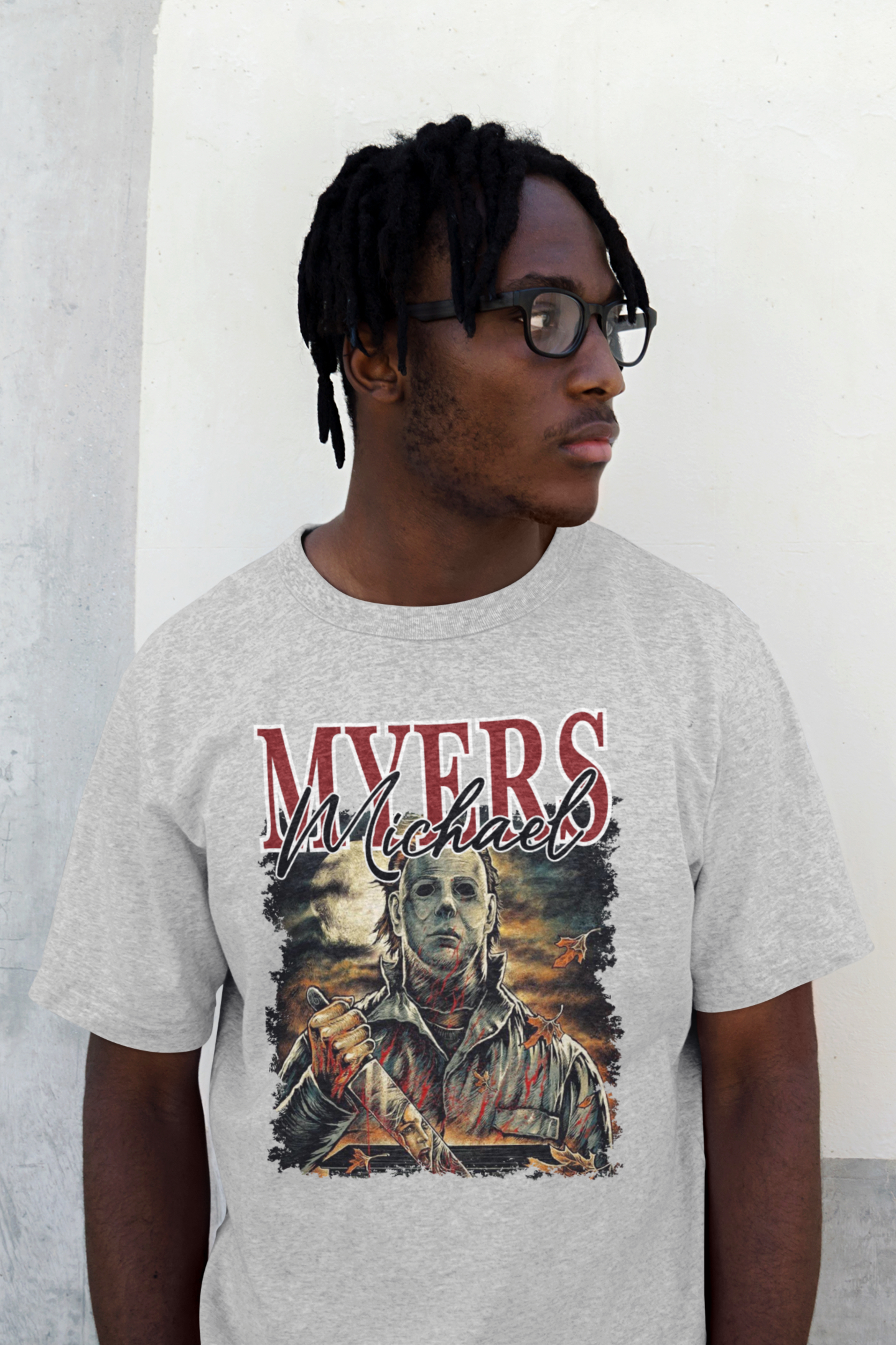 Premium Michael Myers Graphic T-Shirt for Horror Fans