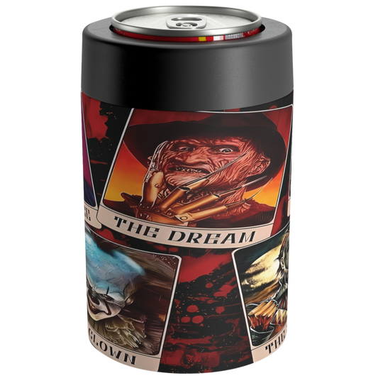 Horror Trading Card 12oz Can Holder Keep Your Drinks Cool with a Frightening Flair